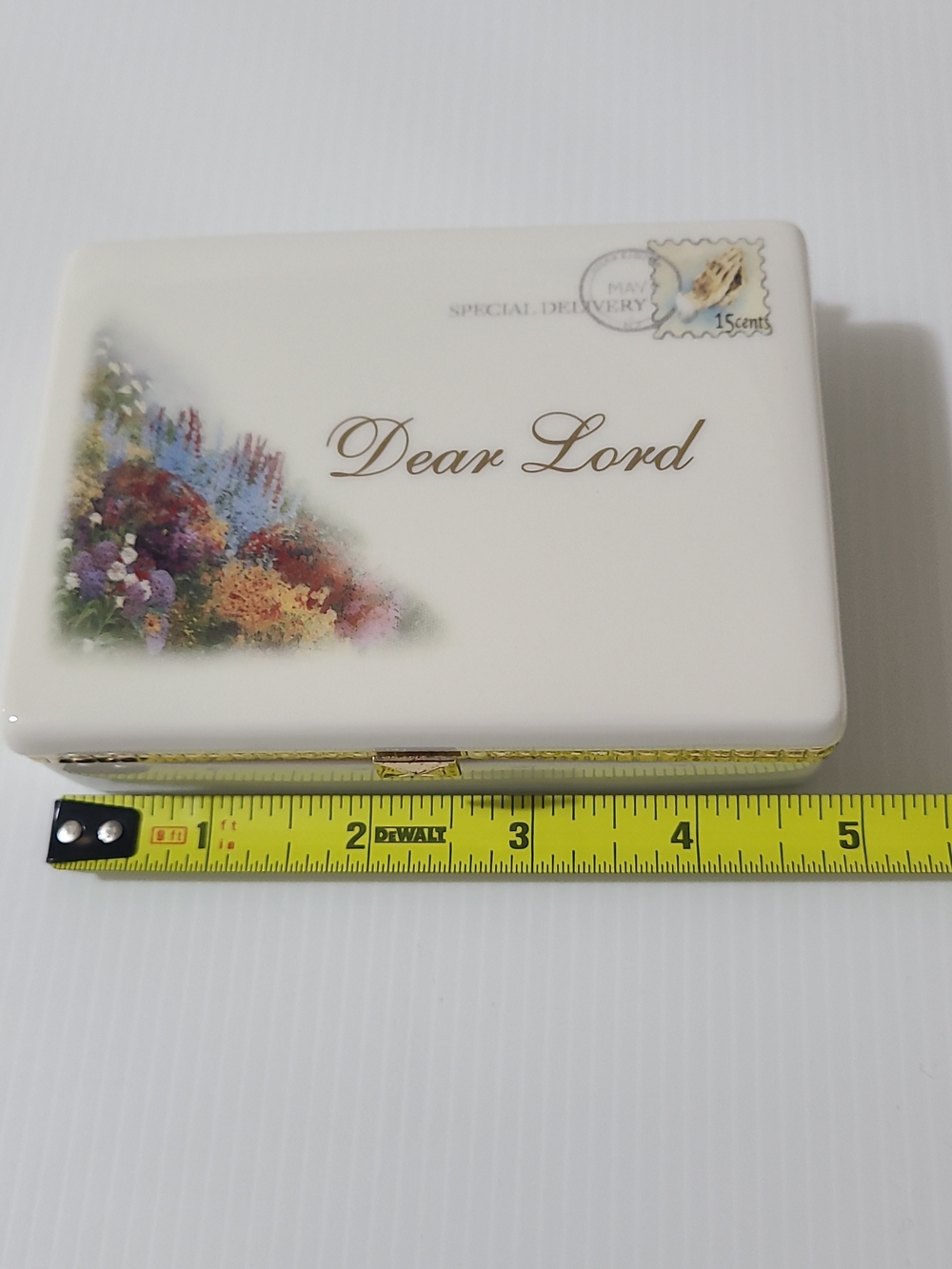 Thomas Kinkade Serenity Prayer Music Box Plays Amazing Grace 2005 - Picture 10 of 11